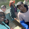 Students collected water samples from various sites on four rivers in Belize. 