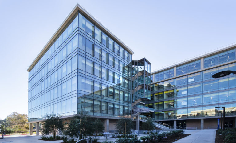 “Our long-held desire to get the best minds together to solve problems and make discoveries has come to a whole new level of fruition with the opening of the Interdisciplinary Science and Engineering Building,” says UCI Chancellor Howard Gillman. Steve Zylius / UCI