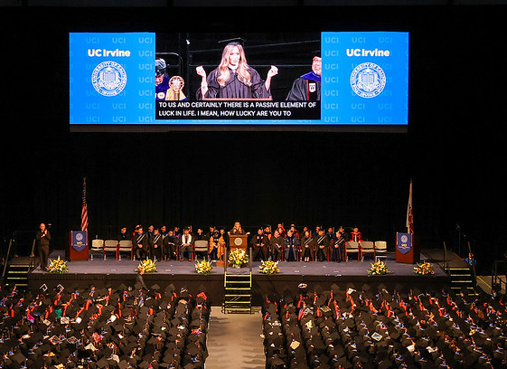 Alex Parker delivers the featured speech at the Samueli School of Engineering 2025 Commencement Ceremony. Alex Parker delivers the featured speech at the Samueli School of Engineering 2025 Commencement Ceremony.