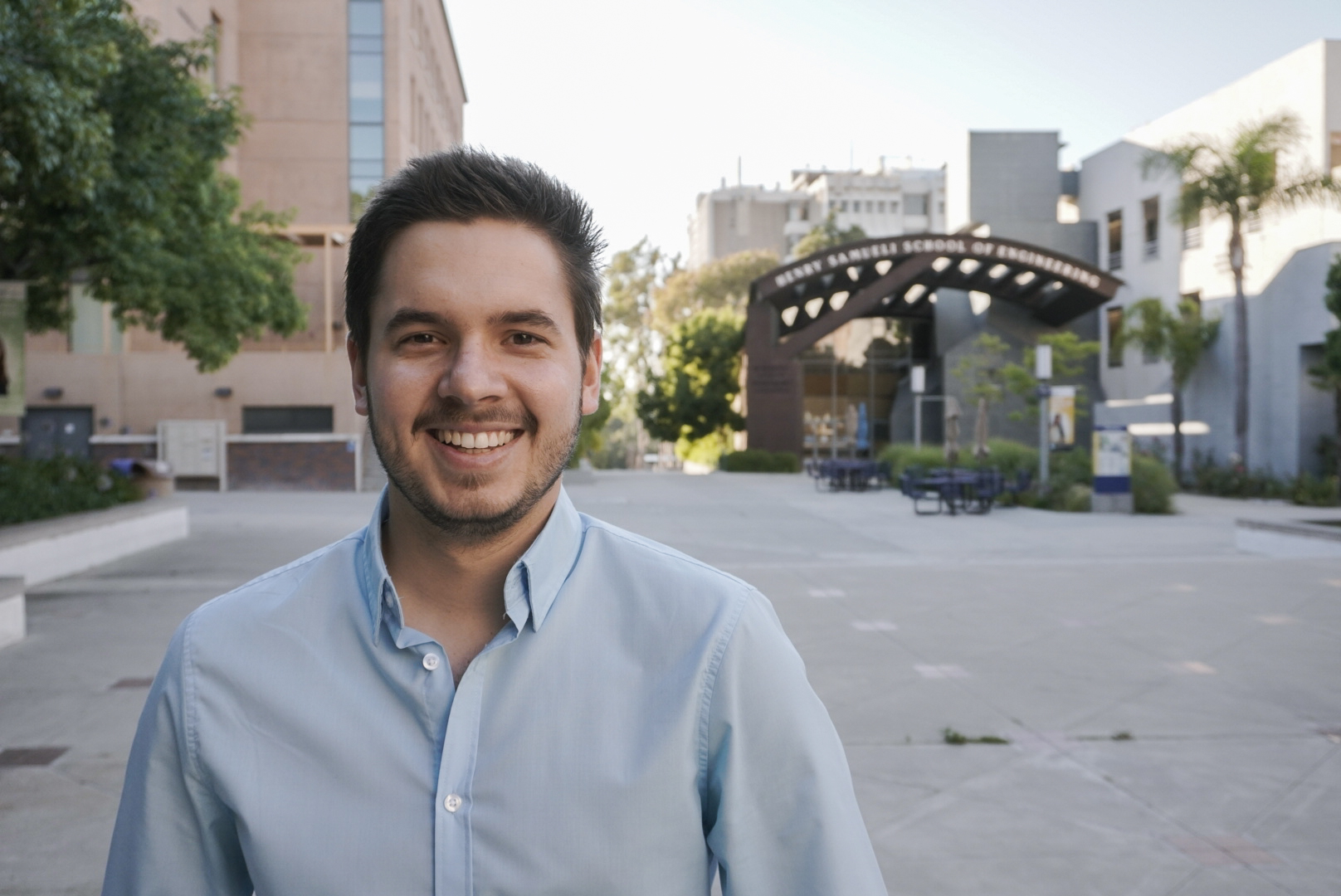 Andres Adam, graduate student and 2016 Balsells fellow, receives the 2020 Gordon C. Oates Air Breathing Propulsion Graduate Award.