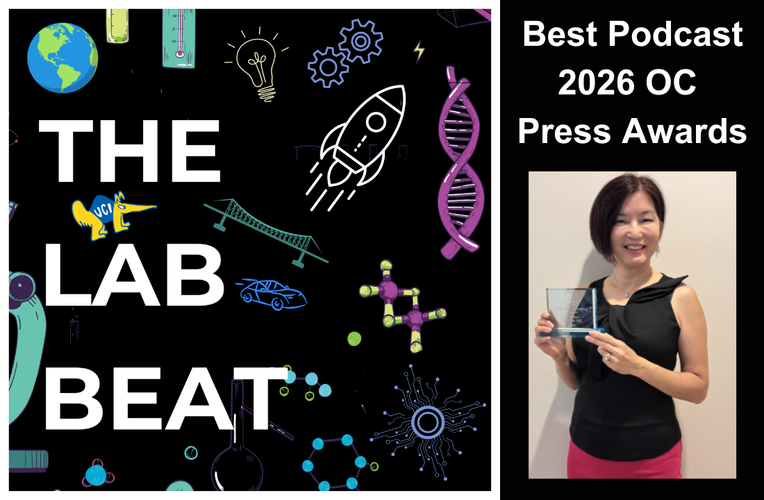 The Lab Beat podcast wins Best Podcast/Audio Storytelling Award at the 2026 OC Press Awards