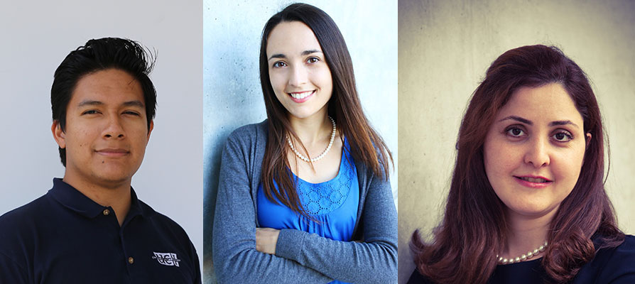 Jaimes, Ingato, Sameni won fellowships that will help with their graduate studies