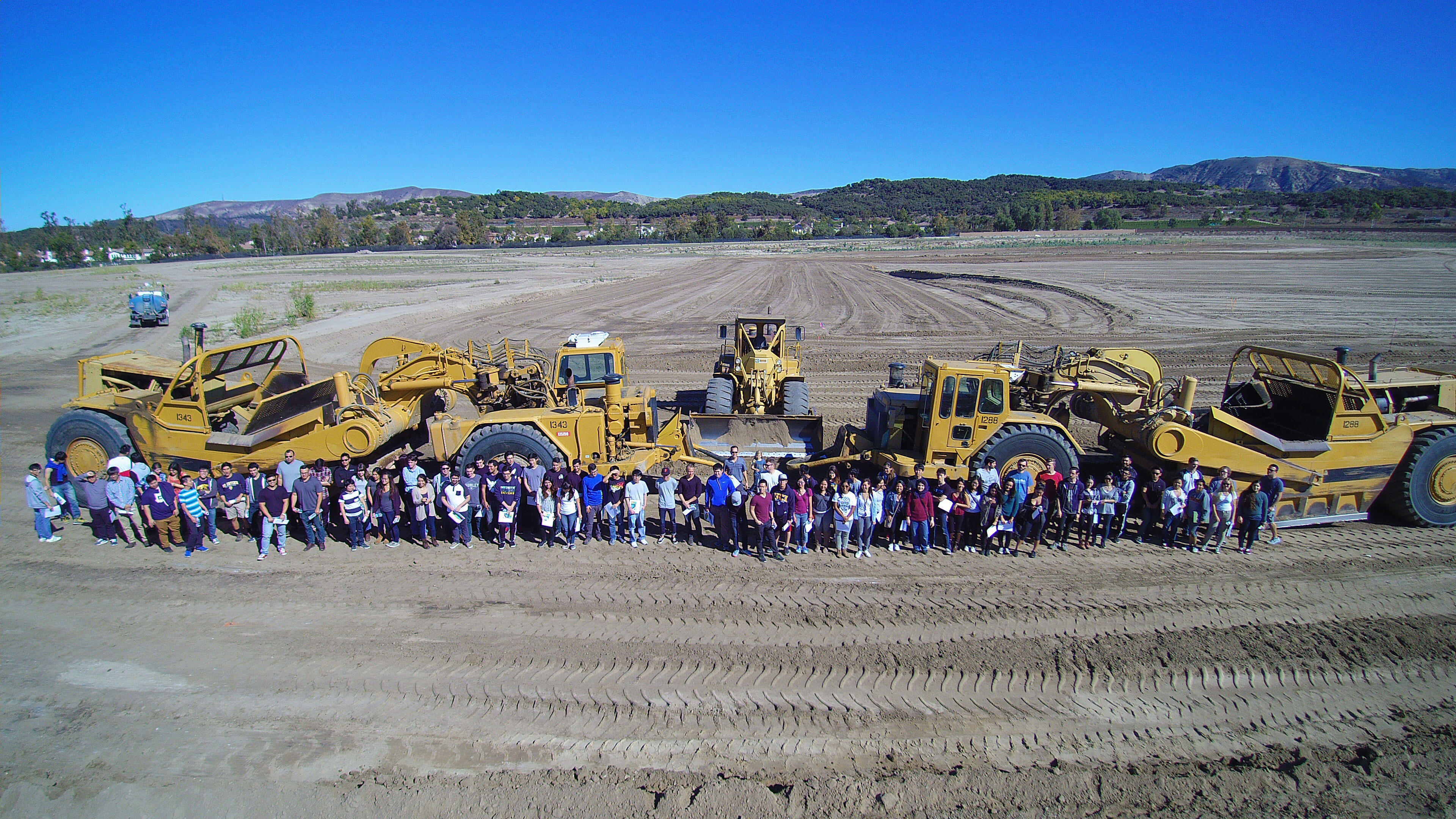 CEE students tour an Irvine Company development site.