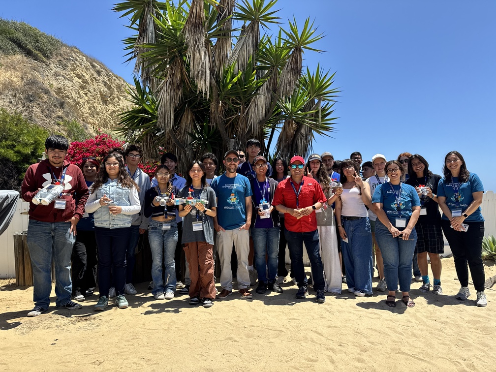 The UCI-Crystal Cove Environmental Engineering Summer Institute attendees on June 16, 2025 The UCI-Crystal Cove Environmental Engineering Summer Institute attendees on June 16, 2025