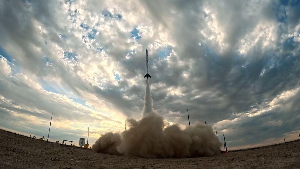The winning launch of the UCI Rocket Project Solids at the 2025 International Rocket Engineering Competition (IREC) The winning launch of the UCI Rocket Project Solids at the 2025 International Rocket Engineering Competition (IREC)