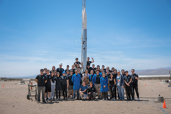 The UCI Rocket Project Liquids Team (Photo: Kyle Deck)