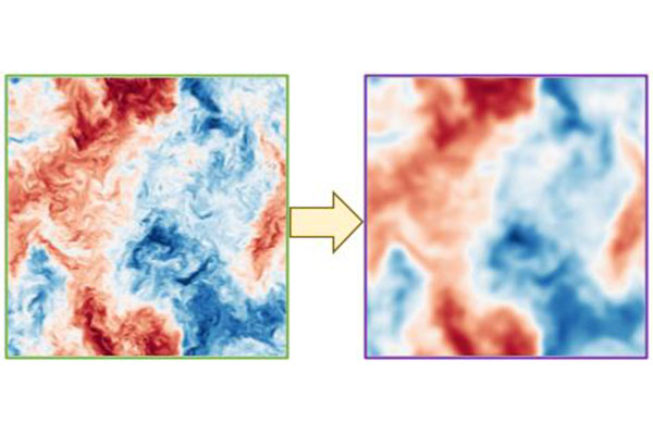 Turbulent flow images by Perry Johnson