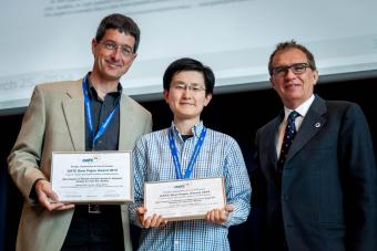 From left: Rainer Doemer, Weiwei Chen and Giovanni De Micheli