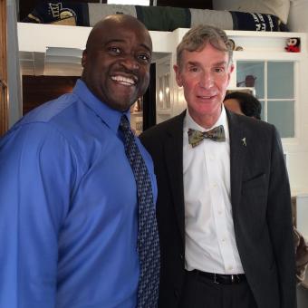 Dean Washington with Bill Nye