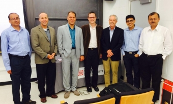 Payam Heydari with faculty at Princeton University