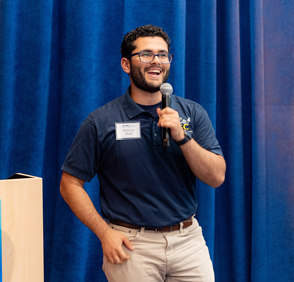 Biomedical engineering major Edmund Totah is this year’s Engineering Student Council president.